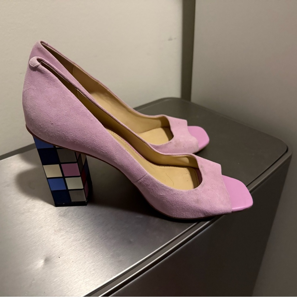 Katy Perry 9.5 light purple block heels